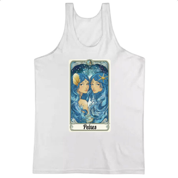 Camiseta Regata Carta Taro Signo Peixes