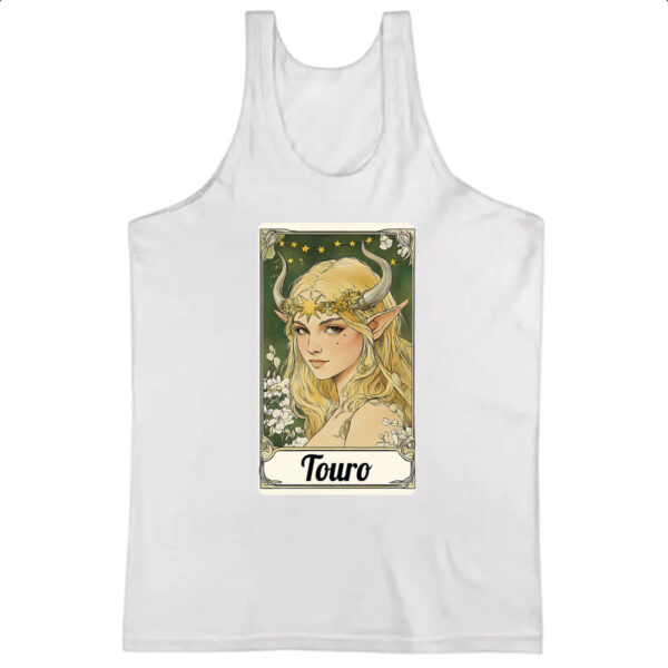 Camiseta Regata Carta Taro Signo Touro