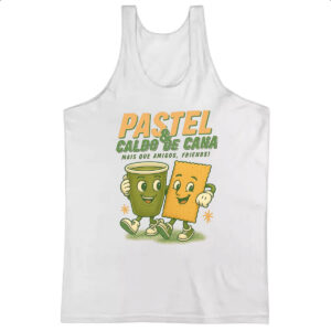 Camiseta Regata Pastel e Caldo de Cana