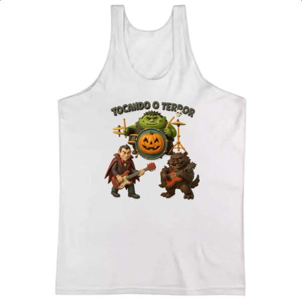 Camiseta Regata Tocando o terror