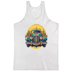 Camiseta Regata Vintage Carro Classico 04