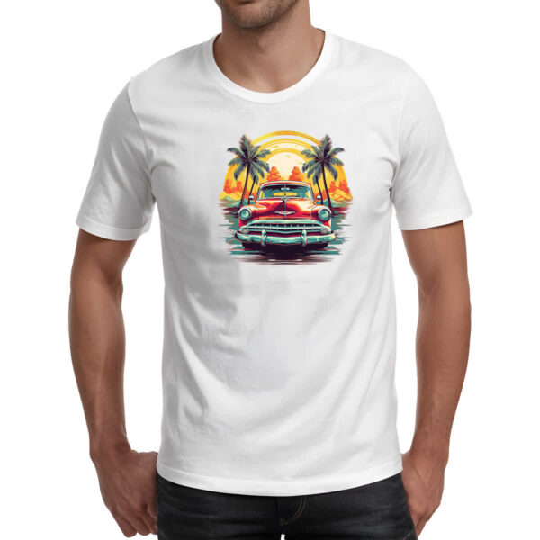 Camiseta Unissex Vintage Carro Classico 05 - Imagem 2