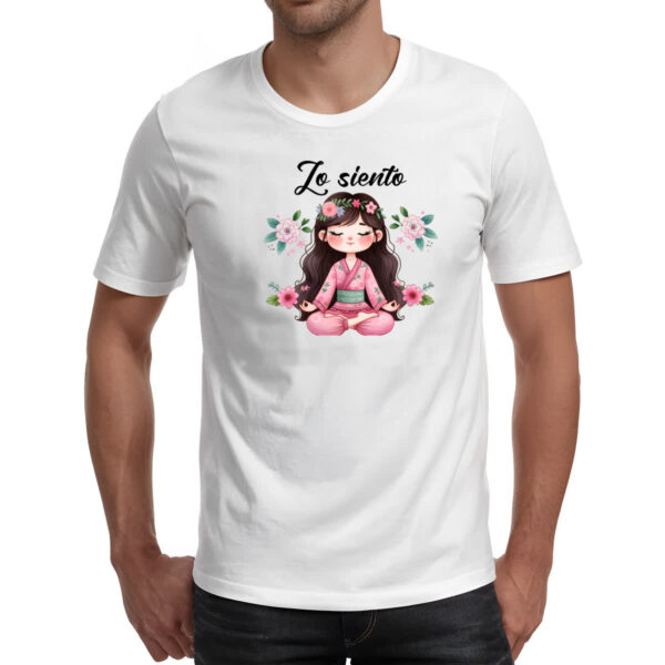 Camiseta Unissex Yoga Girl Lo Siento - Imagem 2