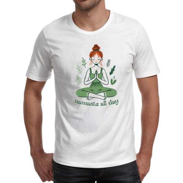 Camiseta Unissex Yoga all day - Imagem 2