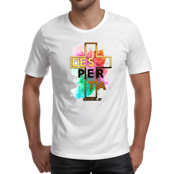 Camiseta Unissex Gospel Desperta Ezequiel 37 - Imagem 2