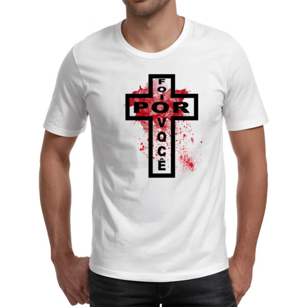 Camiseta Unissex Gospel foi por voce - Imagem 2