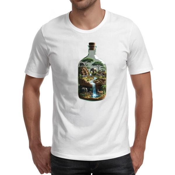 Camiseta Unissex Oasis Africano na Garrafa - Imagem 2