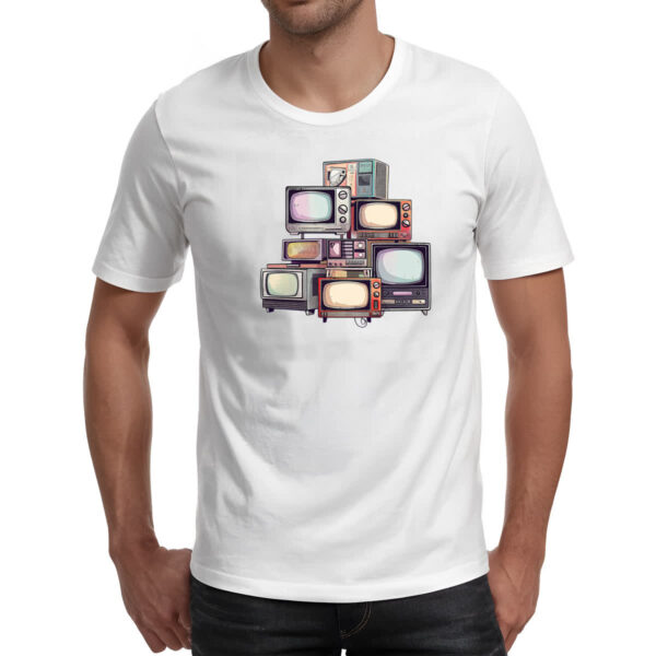 Camiseta Unissex Vintage TVs - Imagem 2