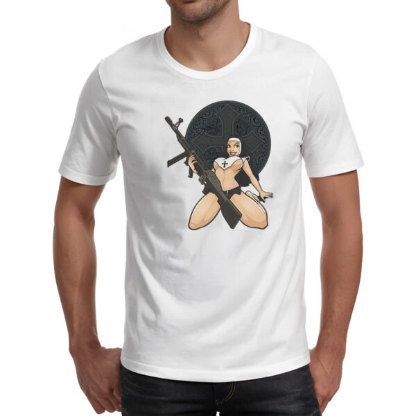 Camiseta Unissex Freira Guerrilheira - Imagem 2