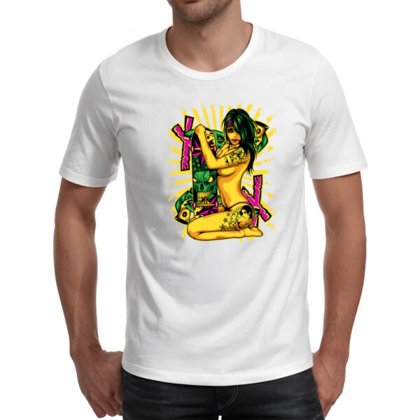 Camiseta Unissex Gangster Girl Skate - Imagem 2