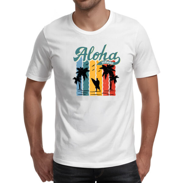 Camiseta Unissex Aloha Hawaii Vintage Style - Imagem 2