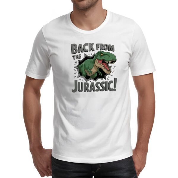 Camiseta Unissex Back from Jurassic - Imagem 2