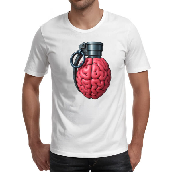 Camiseta Unissex Cerebro granada - Imagem 2