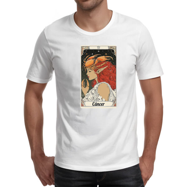 Camiseta Unissex Carta Taro Signo Cancer - Imagem 2