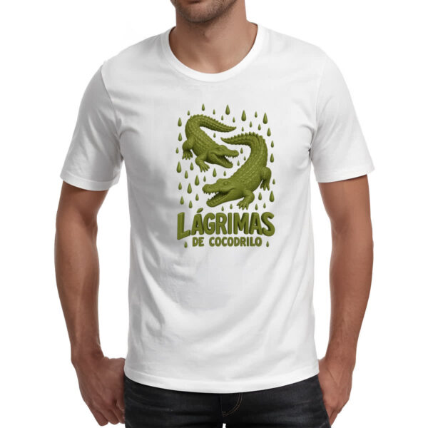 Camiseta Unissex Lagrimas de Crocodilo - Imagem 2