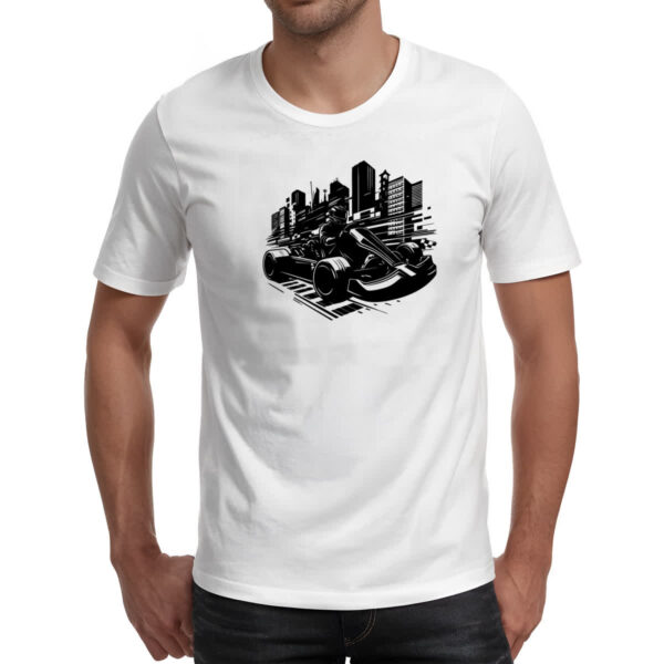 Camiseta Unissex Carrinho Kart Urbano - Imagem 2