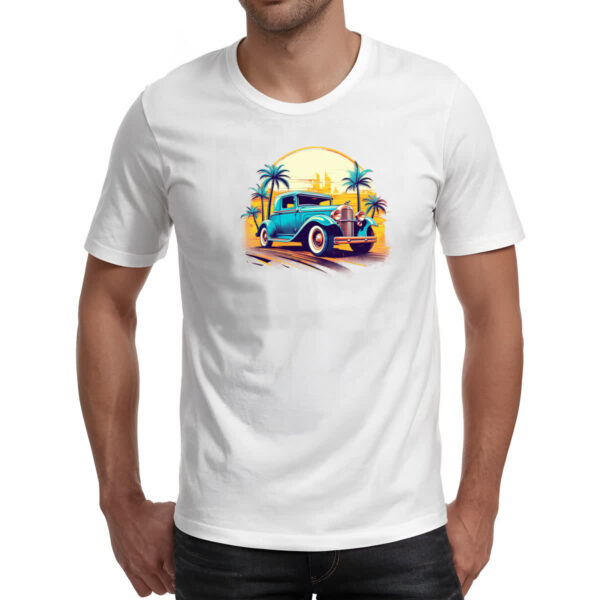 Camiseta Unissex Vintage Carro Classico 02 - Imagem 2
