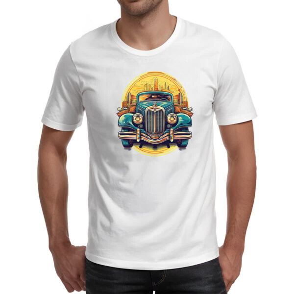 Camiseta Unissex Vintage Carro Classico 04 - Imagem 2
