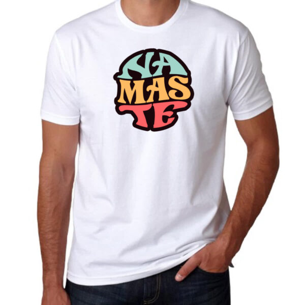 Camiseta Unissex Namaste Round Circle - Imagem 3