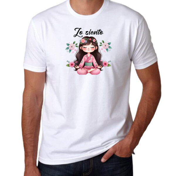 Camiseta Unissex Yoga Girl Lo Siento - Imagem 3