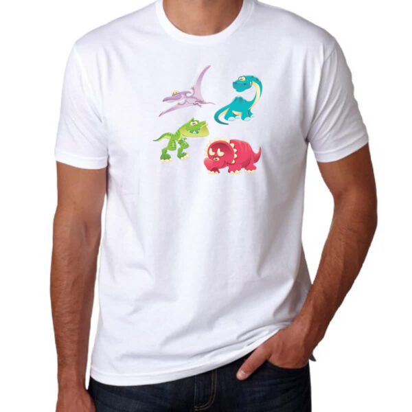 Camiseta Unissex Cute dinossauros - Imagem 3