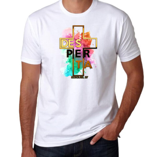 Camiseta Unissex Gospel Desperta Ezequiel 37 - Imagem 3
