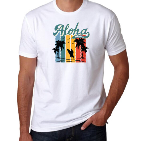 Camiseta Unissex Aloha Hawaii Vintage Style - Imagem 3