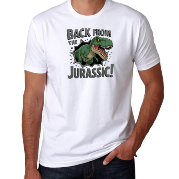Camiseta Unissex Back from Jurassic - Imagem 3