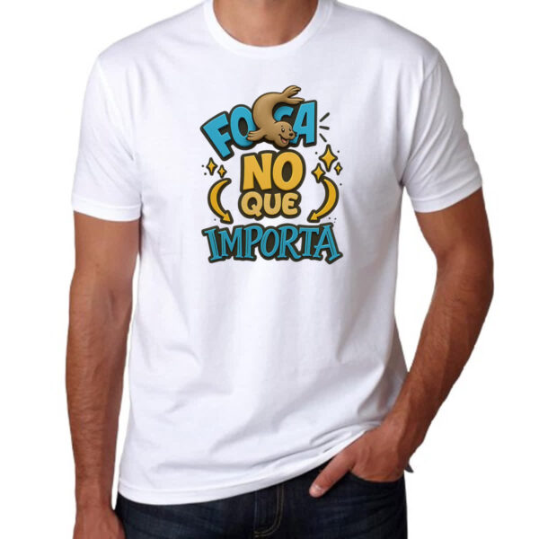 Camiseta Unissex Foca no que importa - Imagem 3