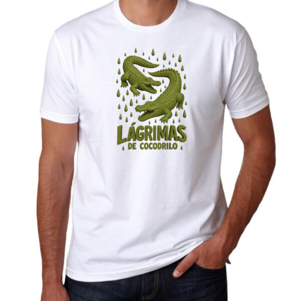 Camiseta Unissex Lagrimas de Crocodilo - Imagem 3