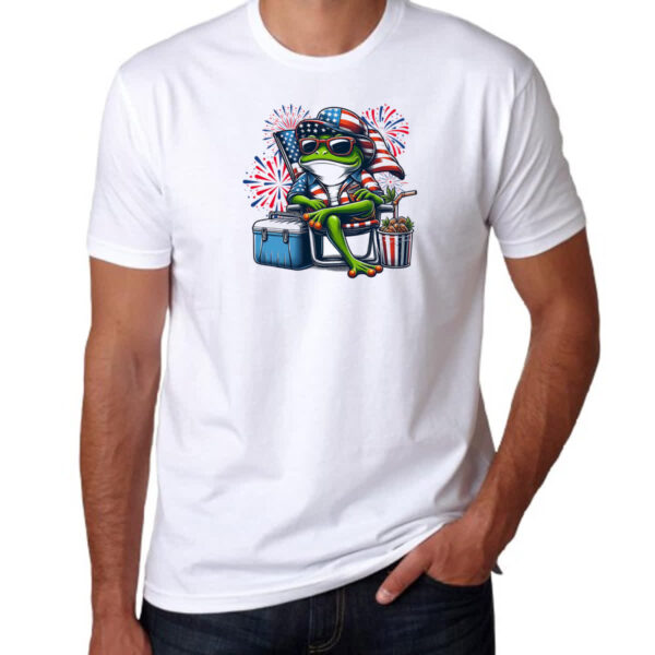 Camiseta Unissex Sapo Independencia EUA - Imagem 3