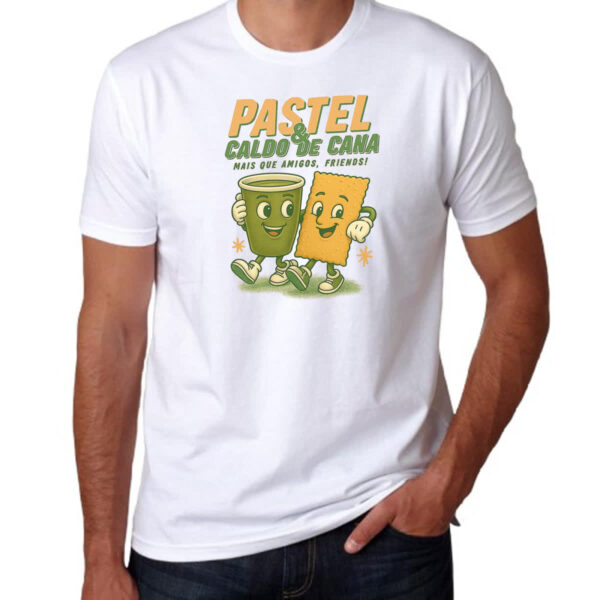 Camiseta Unissex Pastel e Caldo de Cana - Imagem 3