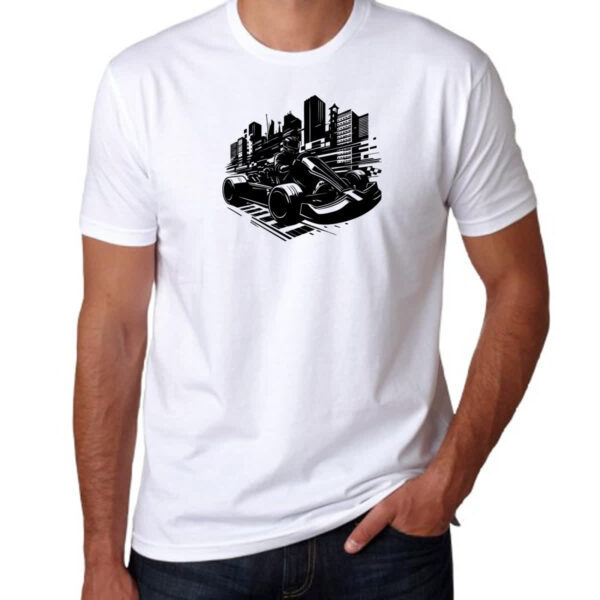 Camiseta Unissex Carrinho Kart Urbano - Imagem 3