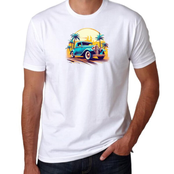 Camiseta Unissex Vintage Carro Classico 02 - Imagem 3