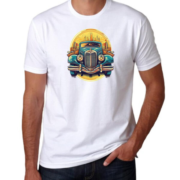 Camiseta Unissex Vintage Carro Classico 04 - Imagem 3