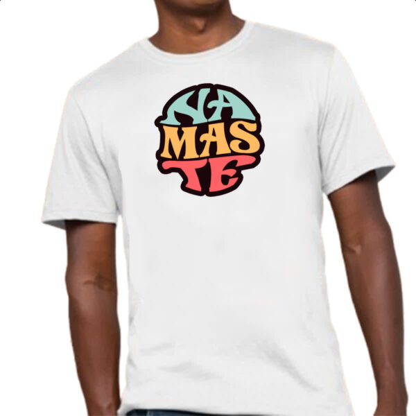 Camiseta Unissex Namaste Round Circle - Imagem 4