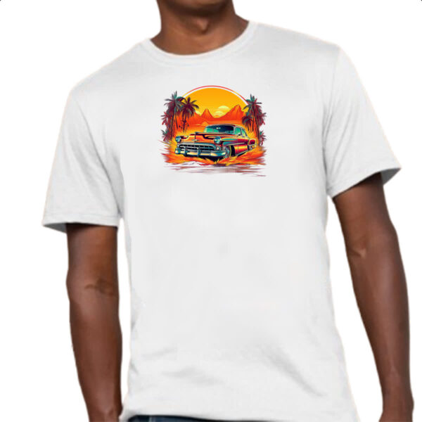 Camiseta Unissex Vintage Carro Classico 07 - Imagem 4