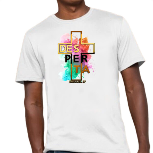 Camiseta Unissex Gospel Desperta Ezequiel 37 - Imagem 4