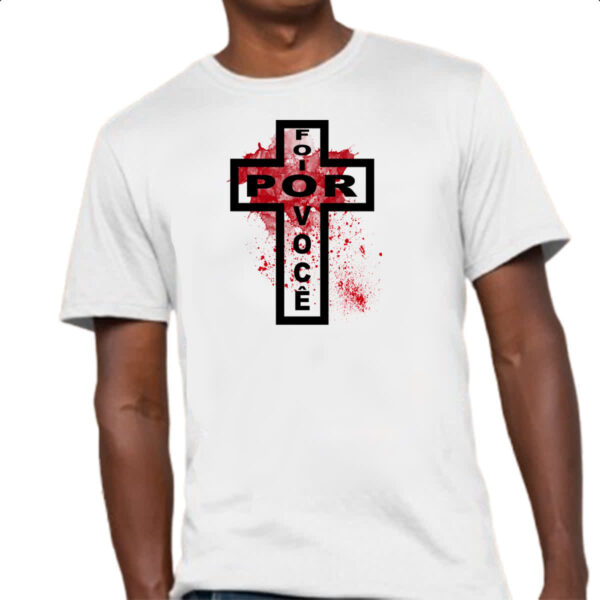 Camiseta Unissex Gospel foi por voce - Imagem 4