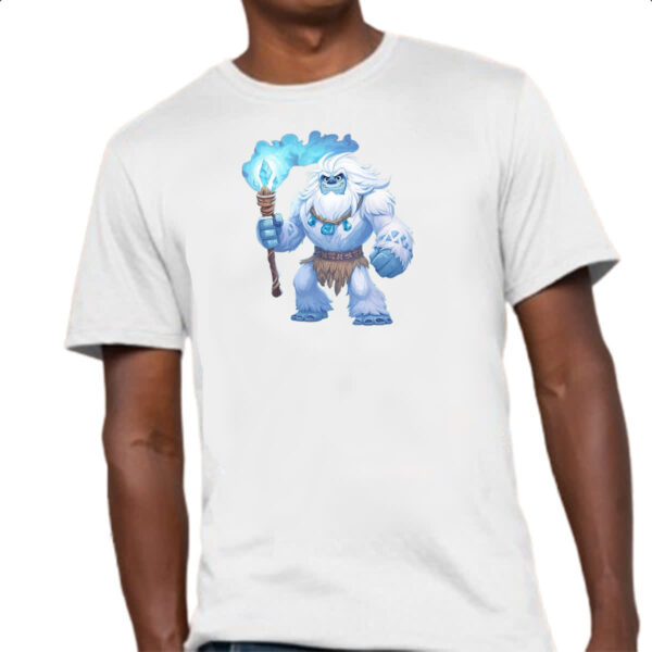Camiseta Unissex Yeti cute inverno - Imagem 4