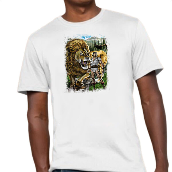 Camiseta Unissex Nostalgia Sansao e Golias 2 - Imagem 4