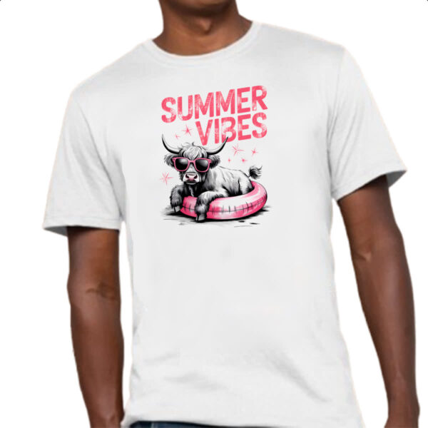 Camiseta Unissex Vaquinha Summer Vibes - Imagem 4