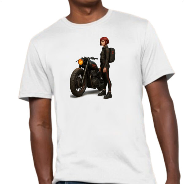 Camiseta Unissex Aventureira de guerra - Imagem 4