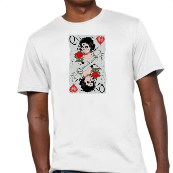 Camiseta Unissex Carta Rainha Catrina - Imagem 4