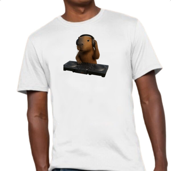 Camiseta Unissex Capivara DJ - Imagem 4