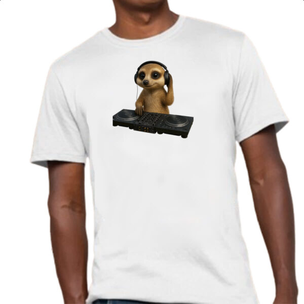 Camiseta Unissex Suricato DJ - Imagem 4