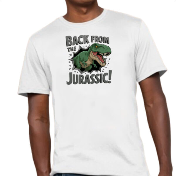 Camiseta Unissex Back from Jurassic - Imagem 4