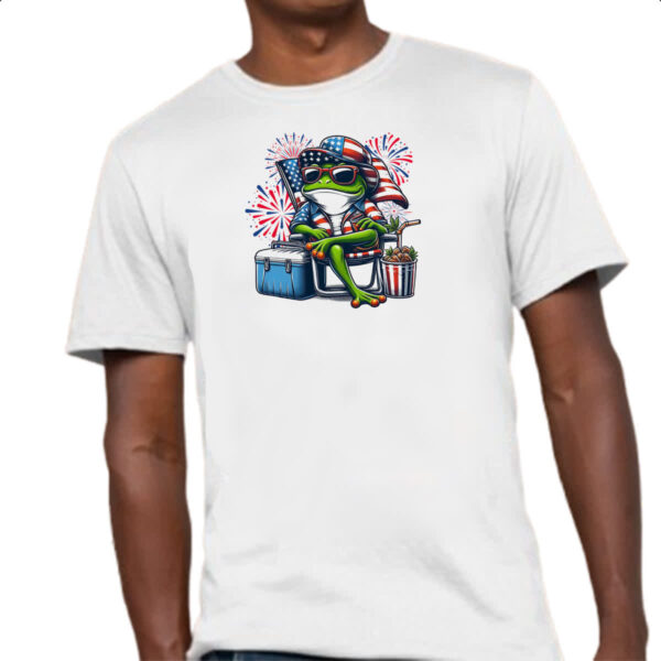 Camiseta Unissex Sapo Independencia EUA - Imagem 4