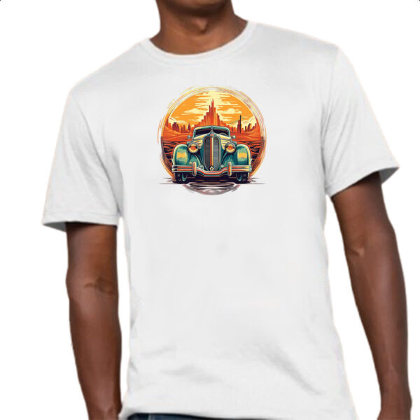 Camiseta Unissex Vintage Carro Classico 01 - Imagem 4
