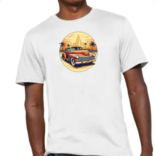 Camiseta Unissex Vintage Carro Classico 03 - Imagem 4